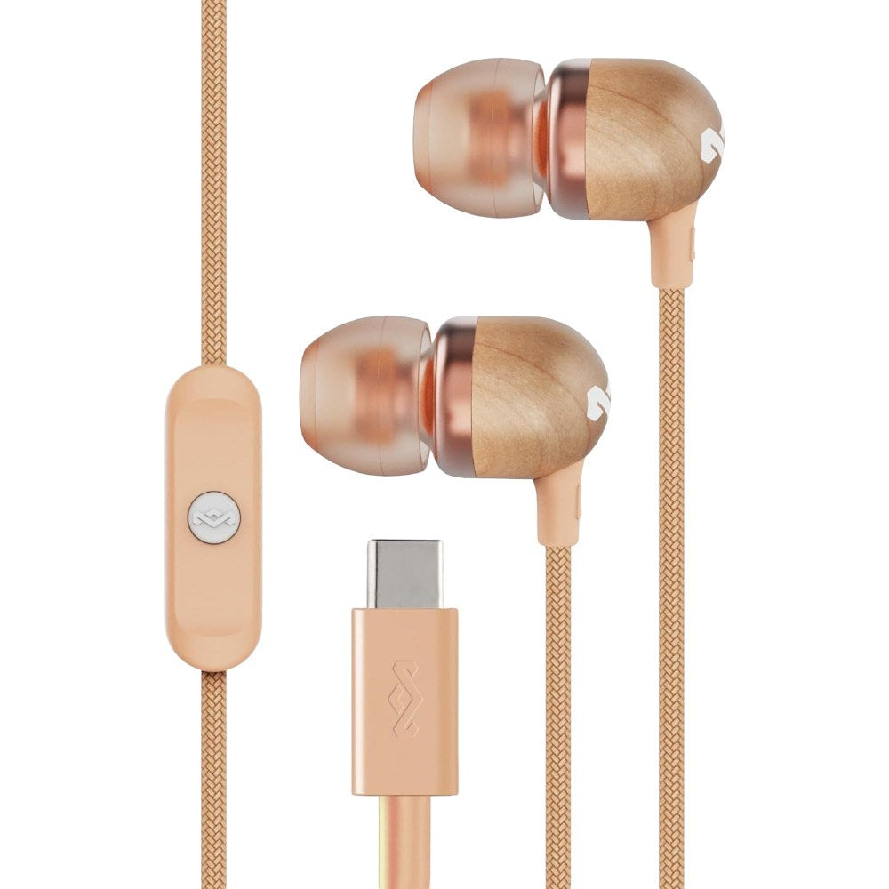 House of Marley Smile Jamaica USB-C In-Ear Hörlurar - Koppar