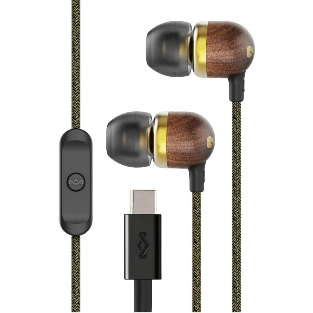 House of Marley Smile Jamaica USB-C In-Ear Hörlurar - Brass