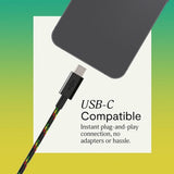 House of Marley Smile Jamaica USB-C In-Ear Hörlurar - Rasta