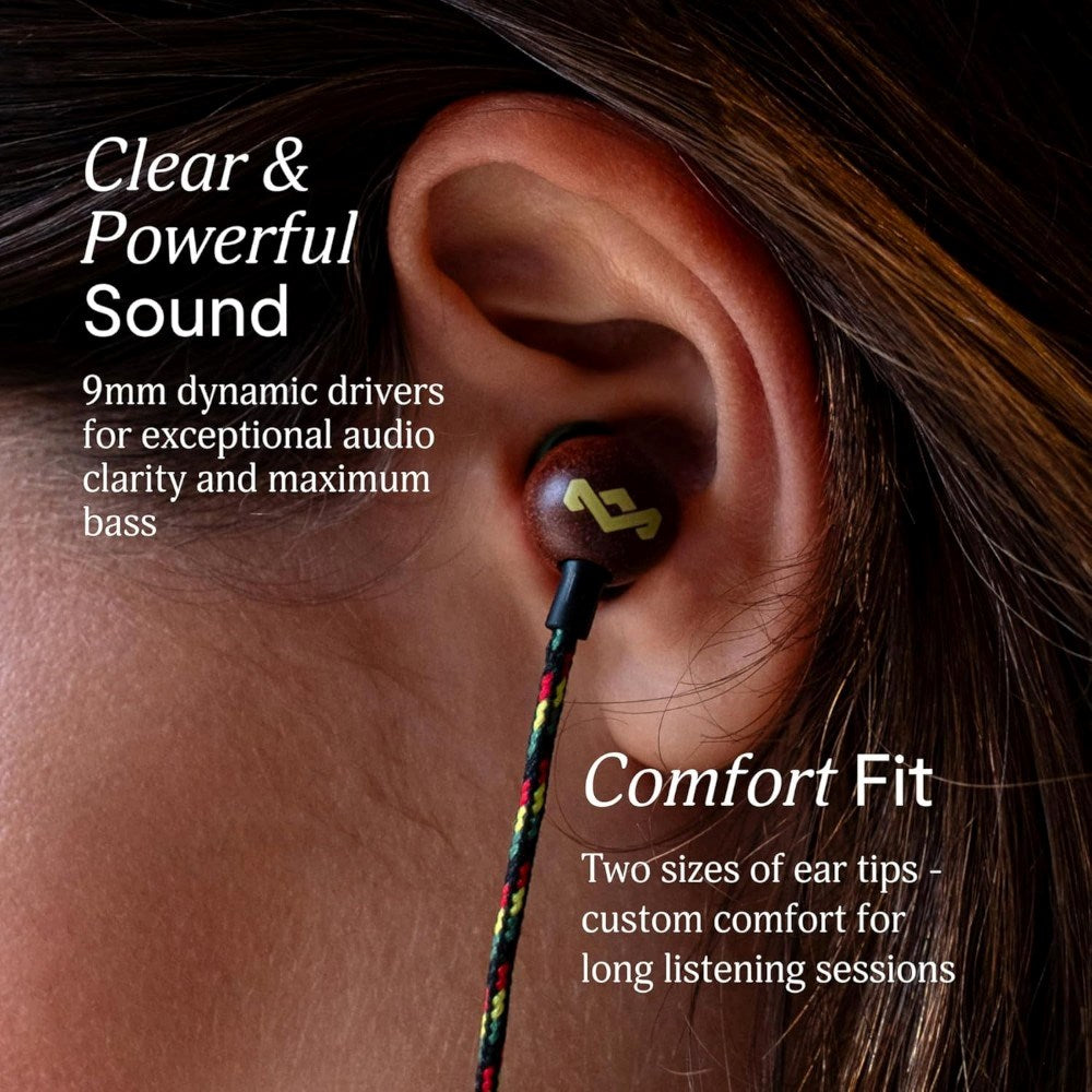 House of Marley Smile Jamaica USB-C In-Ear Hörlurar - Rasta
