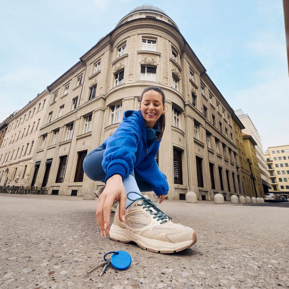 Chipolo POP Bluetooth GPS Tracker - Kompatibel med Apple Find My & Google's Find My Device - Blå