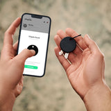 Chipolo POP Bluetooth GPS Tracker - Kompatibel med Apple Find My & Google's Find My Device - 4 Stk. - Svart