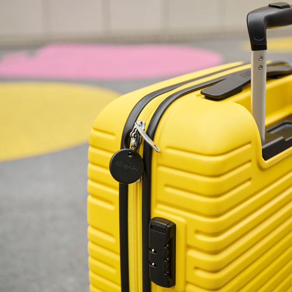 Chipolo POP Bluetooth GPS Tracker - Kompatibel med Apple Find My & Google's Find My Device - 4 Stk. - Svart