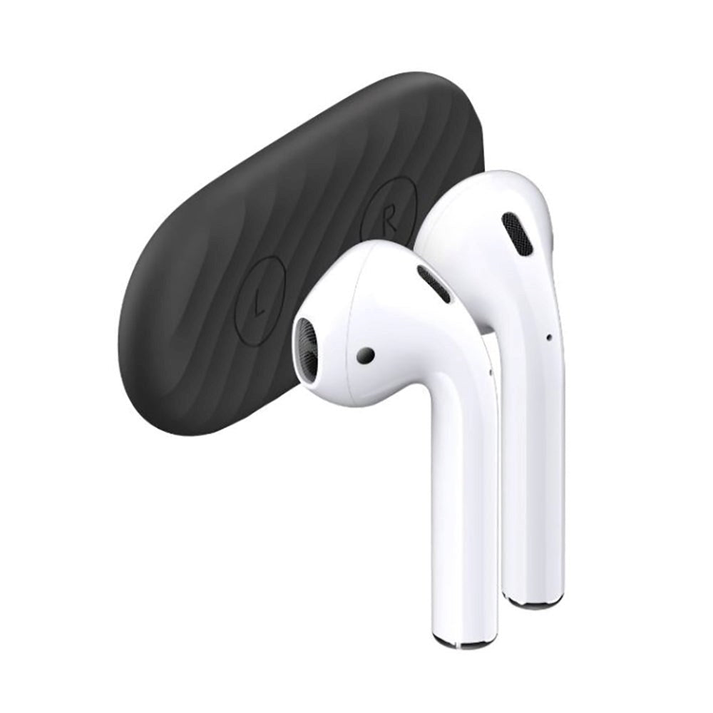 KeyBudz AirDockz Magnetisk Hållare för Airpods 2 st. - Svart