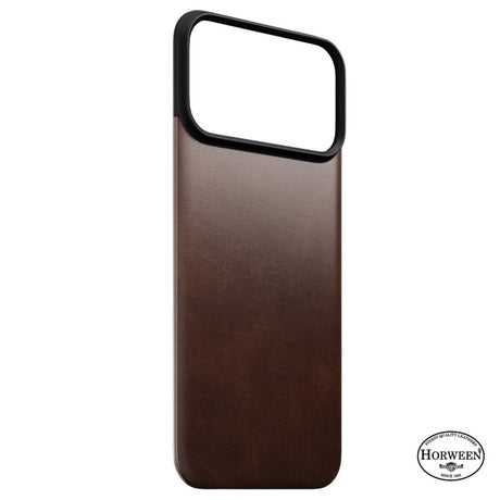 iPhone 18 Pro Max / 17 Pro Max Nomad Magnetic Horween Leather Back Case - MagSafe Kompatibel - Rustic Brown