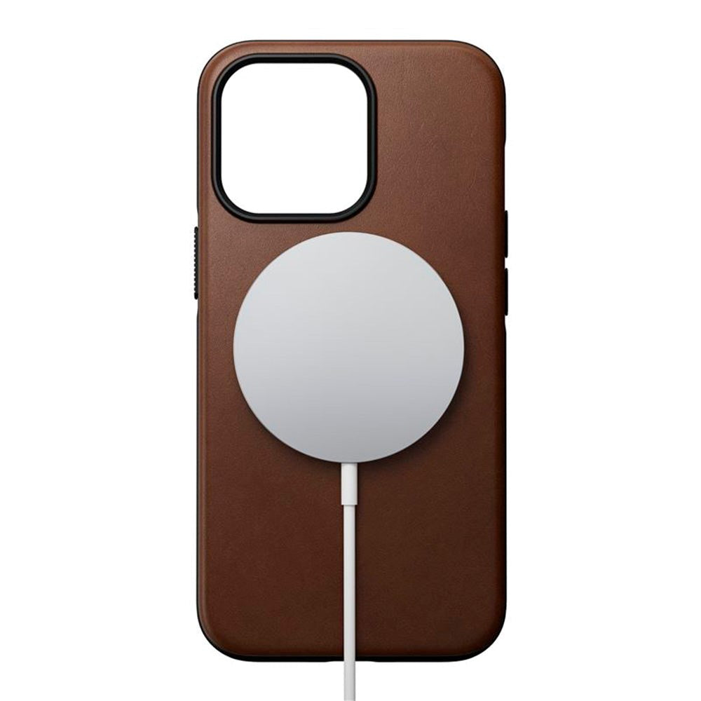 iPhone 13 Pro Modern Nomad Horween Leather Skal - MagSafe Kompatibel - Brun