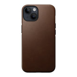 iPhone 14 Nomad Modern Leather Skal - MagSafe Kompatibel - Brun