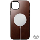 iPhone 14 Plus Modern Nomad Horween Leather Skal - MagSafe Kompatibel - Brun