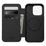 iPhone 15 Pro Nomad Modern Horween Leather Folio Fodral - MagSafe Kompatibel - Brun