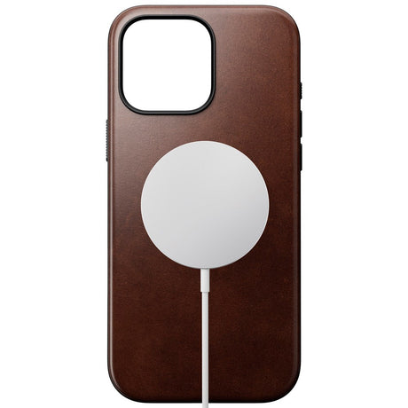 iPhone 16 Pro Max Modern Nomad Horween Leather Skal - MagSafe Kompatibel - Brun