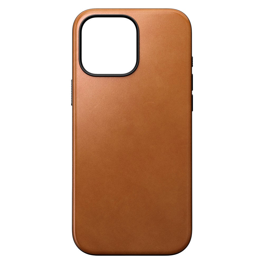 iPhone 16 Pro Max Nomad Modern Leather Skal - MagSafe Kompatibel - Tan