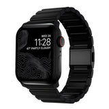 Nomad Apple Watch (42/44/SE/45/46/49mm) Titanium Band Rem - Black