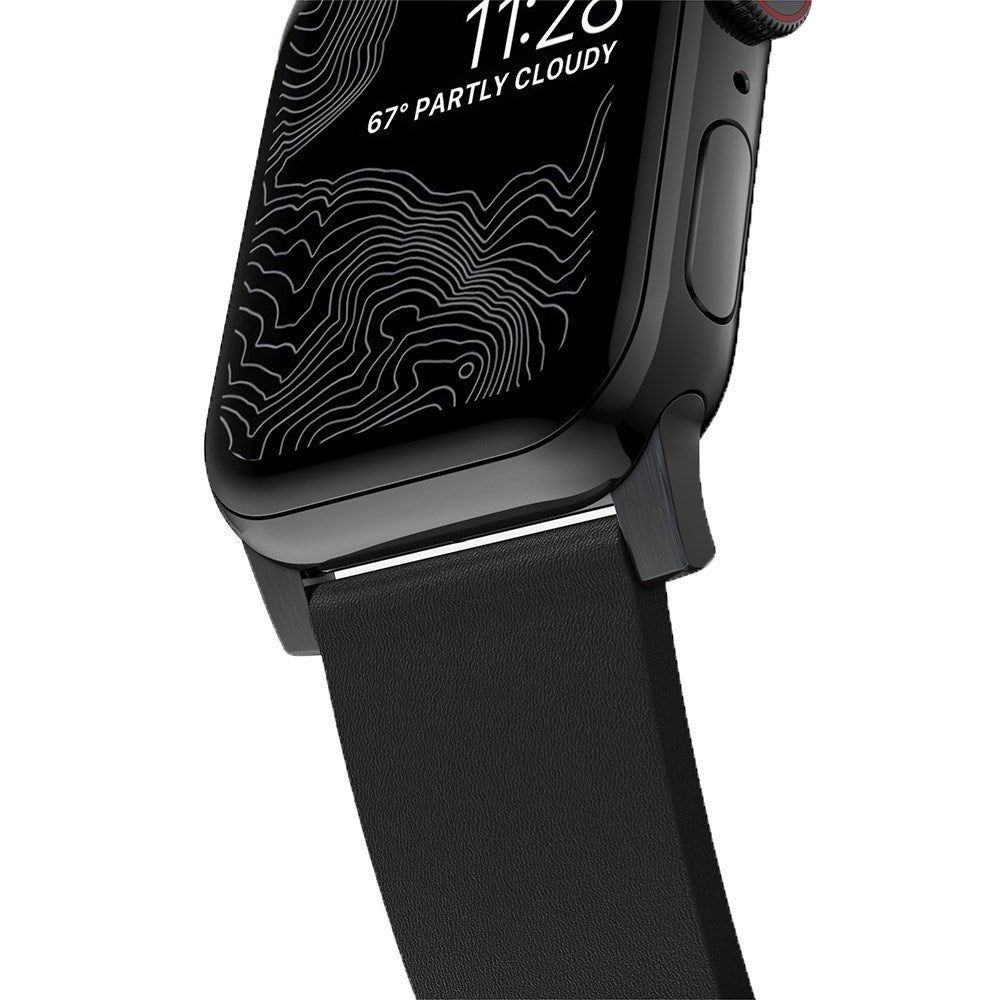 Nomad Apple Watch (42/44/SE/45/46/49mm) Active Band Pro Rem - Black / Black Hardware