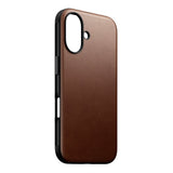 iPhone 16 Nomad Modern Leather Skal - MagSafe Kompatibel - Brun