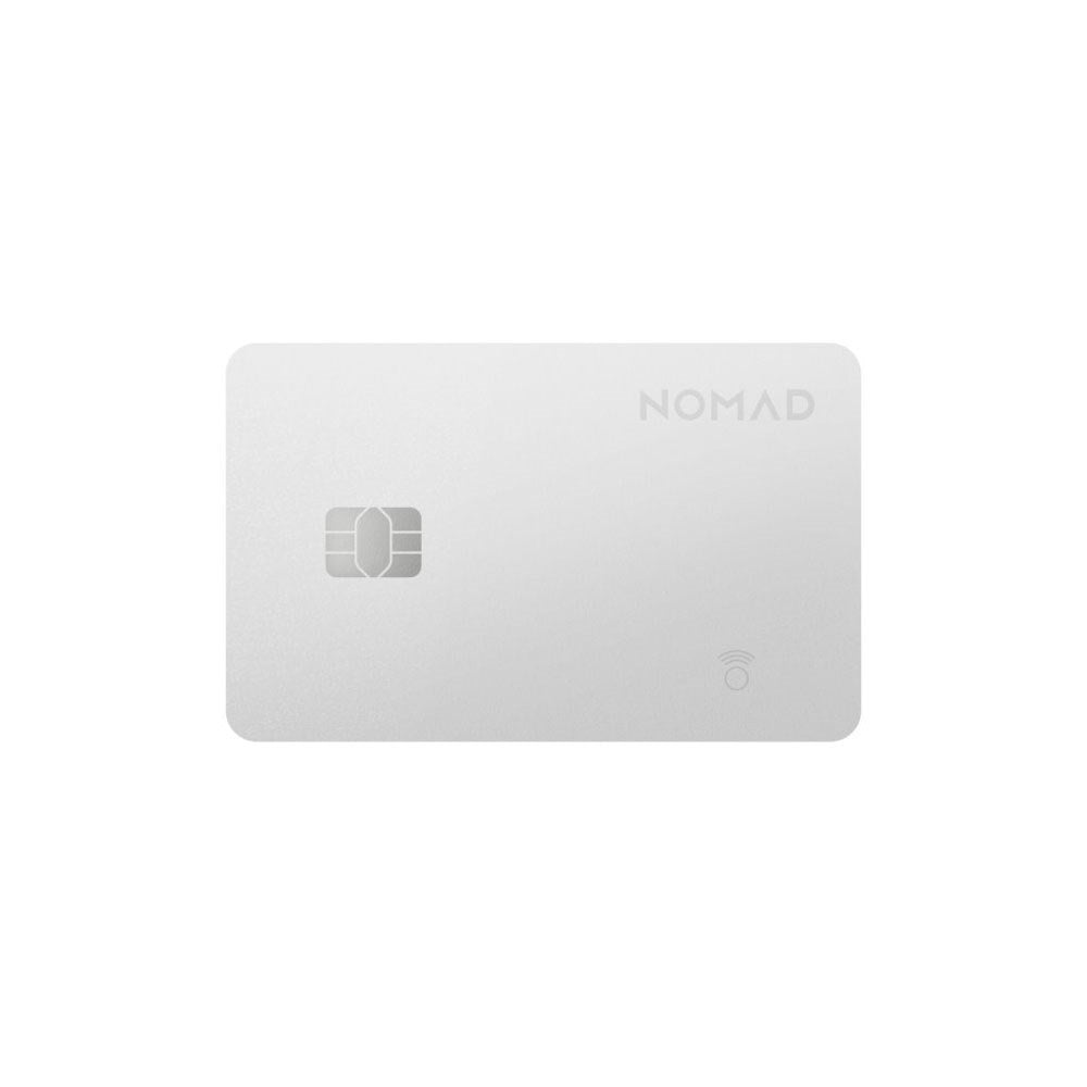 Nomad GPS Tracking Card Pro - Apple Find My Kompatibel - Vit