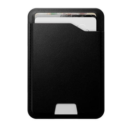 Nomad Ecco Leather Mag Wallet m. Apple Find My - MagSafe Kompatibel - Black