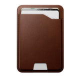 Nomad Ecco Leather Mag Wallet m. Apple Find My - MagSafe Kompatibel - Brown