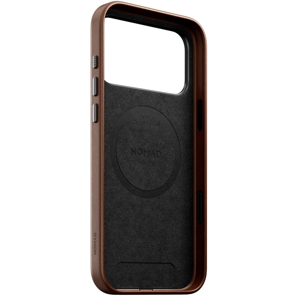 Nomad iPhone 17 Pro Max Traditional Leather Case - MagSafe Kompatibel - Brown