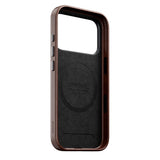 Nomad iPhone 17 Pro Traditional Horween Leather Case - MagSafe Kompatibel - Rustic Brown