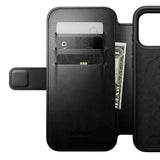 Nomad iPhone 17 Pro Max Modern Horween Leather Folio Case - MagSafe Kompatibel - Black