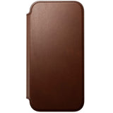 Nomad iPhone 17 Pro Max Modern Leather Folio Case - MagSafe Kompatibel - Brown