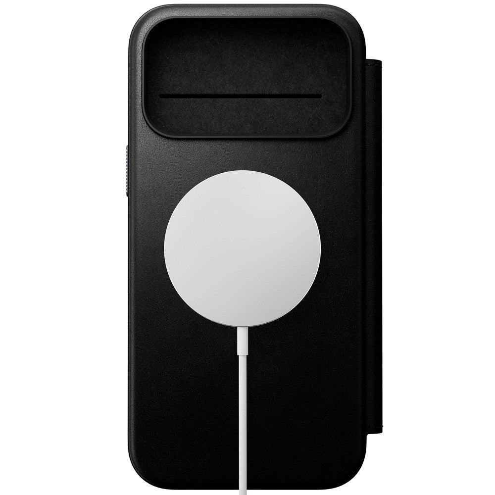 Nomad iPhone 17 Pro Max Modern Leather Folio Case - MagSafe Kompatibel - Black
