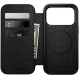 Nomad iPhone 17 Pro Modern Leather Folio Case - MagSafe Kompatibel - Black