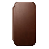 Nomad iPhone 17 Modern Leather Folio Case - MagSafe Kompatibel - Brown