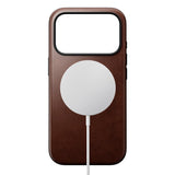 Nomad iPhone 17 Pro Modern Horween Leather Case - MagSafe Kompatibel - Rustic Brown
