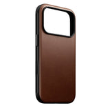 Nomad iPhone 17 Pro Modern Leather Case - MagSafe Kompatibel - Brown