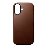 Nomad iPhone 17 Modern Leather Case - MagSafe Kompatibel - Brown