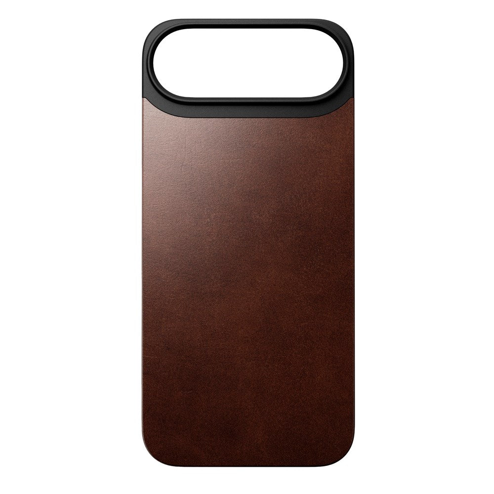 Nomad iPhone Air Magnetic Horween Leather Back Case - MagSafe Kompatibel - Rustic Brown