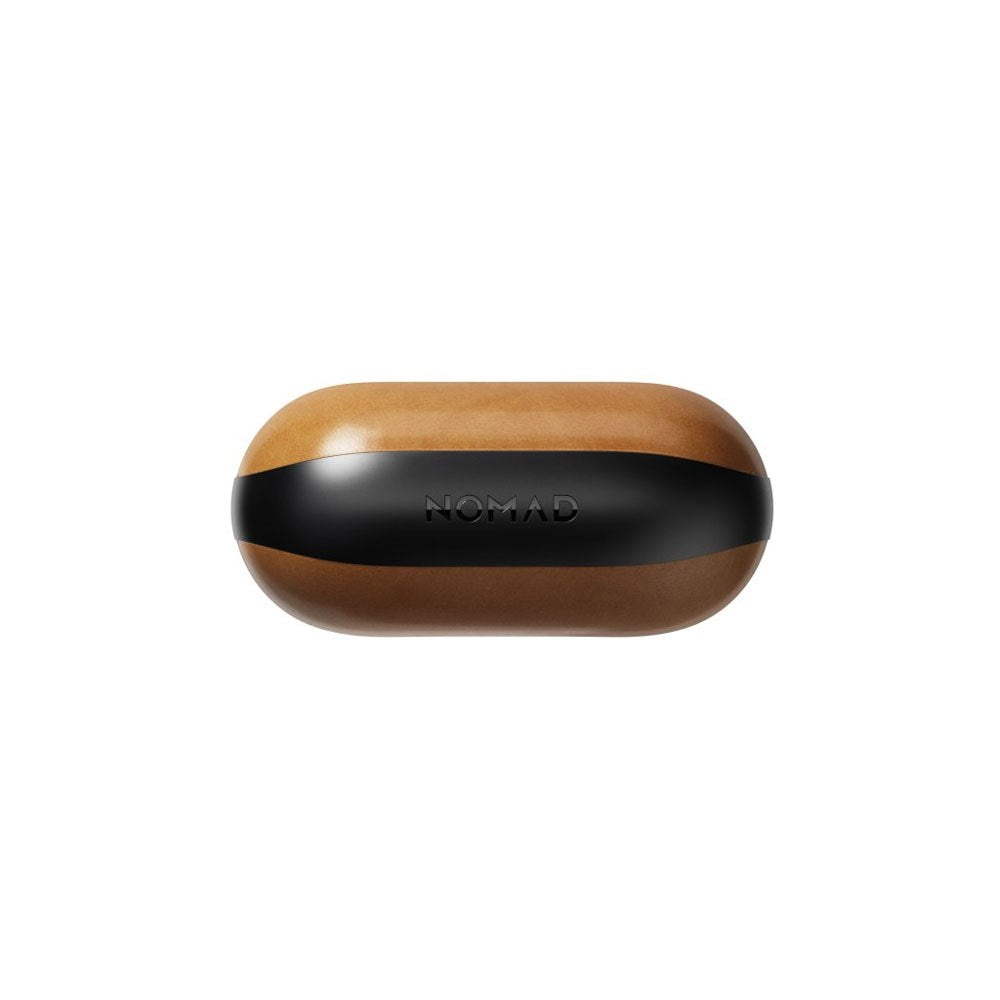 AirPods (4. Gen.) Nomad Modern Leather Fodral - Ljusbrun