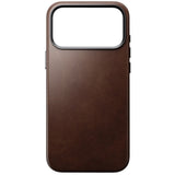 iPhone 18 Pro Max Nomad Traditional Horween Leather Case - MagSafe Kompatibel - Rustic Brown