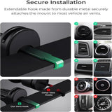 iOttie iTap 3 Mobilhållare för Bilens Ventilation m. Magnetisk Ring - MagSafe Kompatibel - Svart