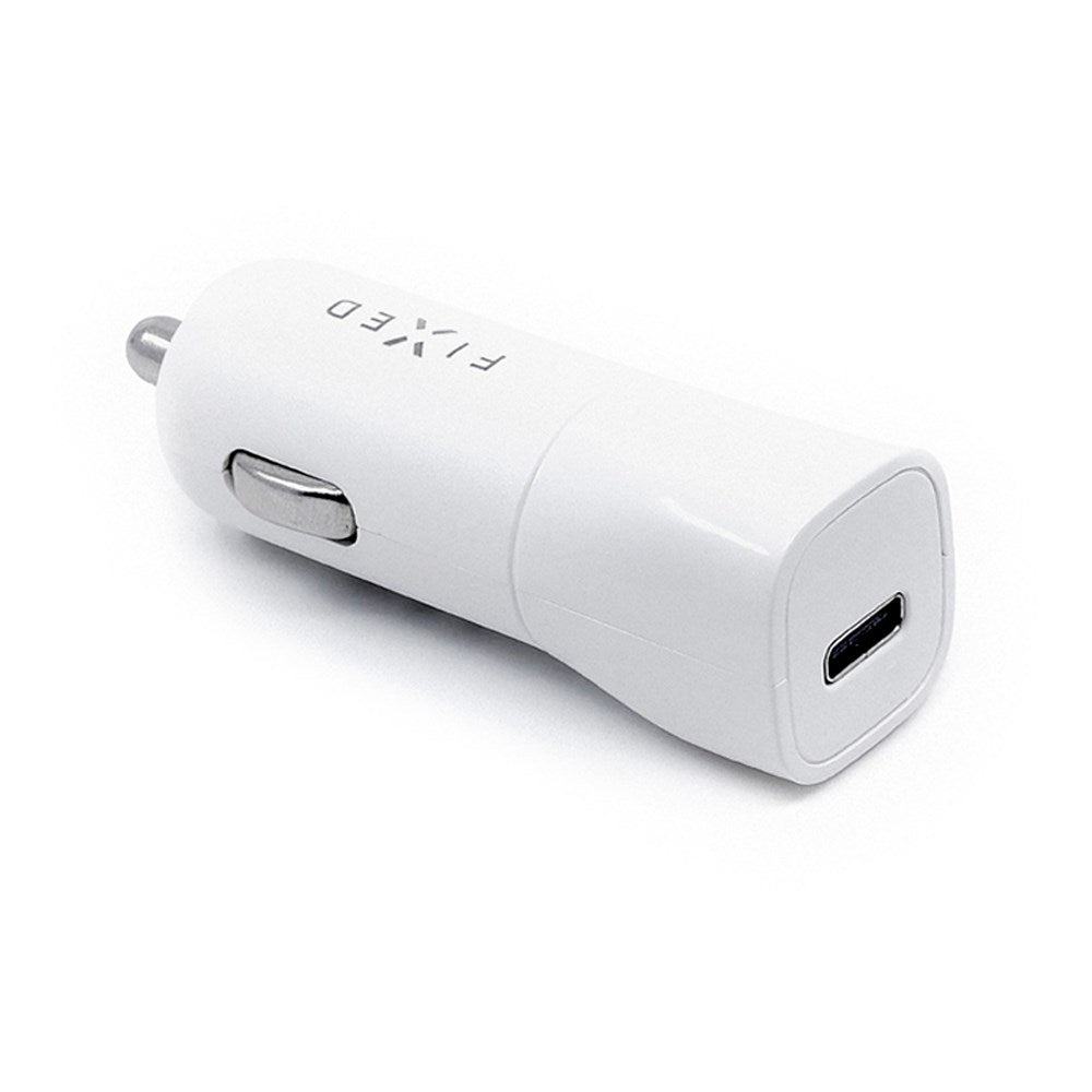 Fixed PD Billaddare 18W - USB-C - Vit