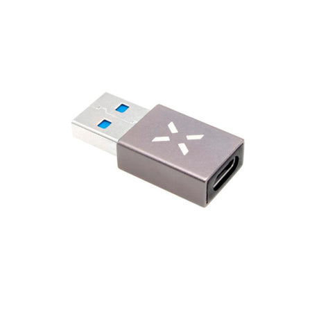 Fixed Link USB-A till USB-C Adapter - Grå