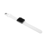 Fixed Apple Watch (42/44/SE/45/46/49mm) Silikonremset - Vit