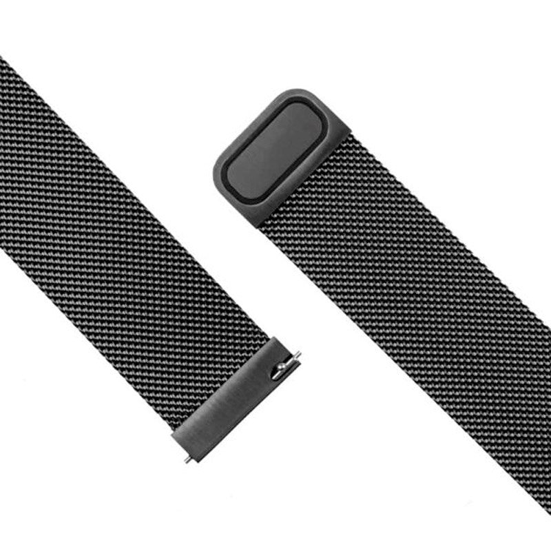 Fixed Universell Smartwatch Mesh Metall Rem (20mm) - Svart