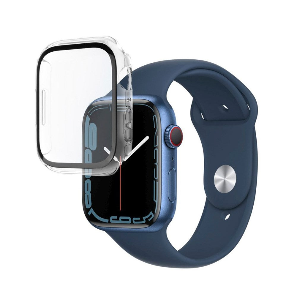 Fixed Apple Watch 9 / 8 / 7 (41mm) Pure Skal m. Skärmskydd - Transparent