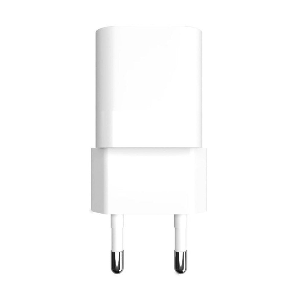 Fixed Mini Väggladdare 20W m. USB-A & USB-C - Vit