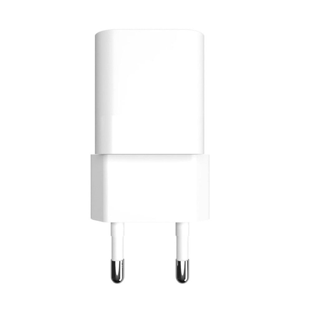 Fixed 25W PD USB-C Snabbladdare för Vägg - Vit