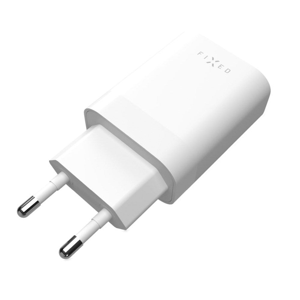 Fixed 35W PD 2x USB-C Snabbladdare för Vägg - Vit