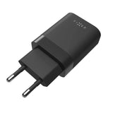 Fixed 35W PD 2x USB-C Snabbladdare för Vägg - Svart