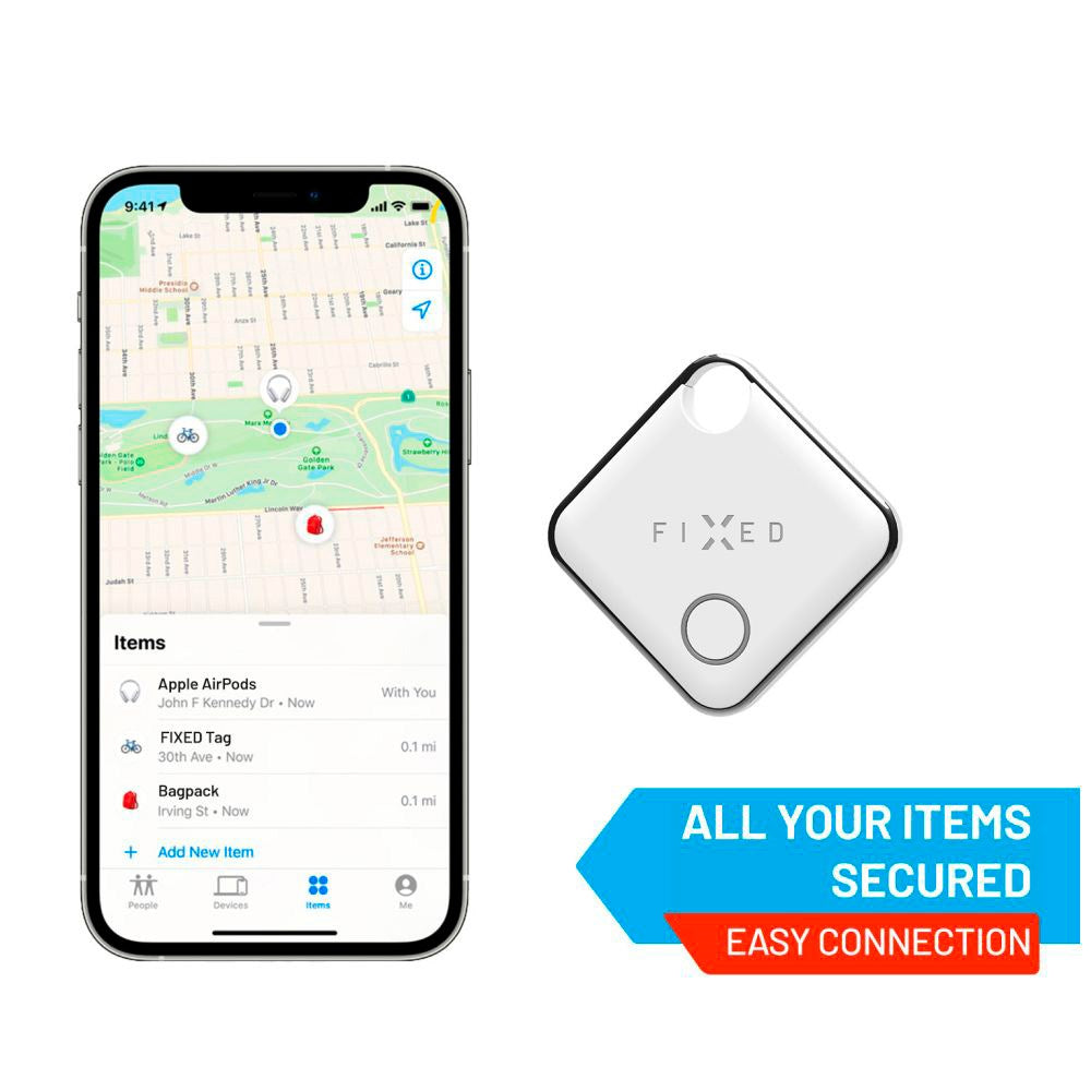 Fixed Tag - Bluetooth GPS Tracker - Apple Find My Compatible - Vit