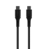 Fixed Liquid USB-C till USB-C Kabel 60W - 0.5m - Svart