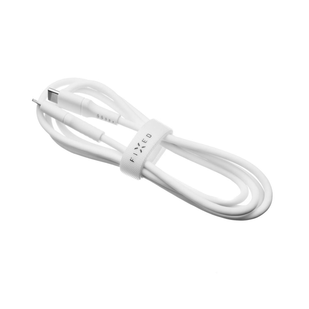 Fixed Liquid USB-C till USB-C Kabel 60W - 0.5m - Vit