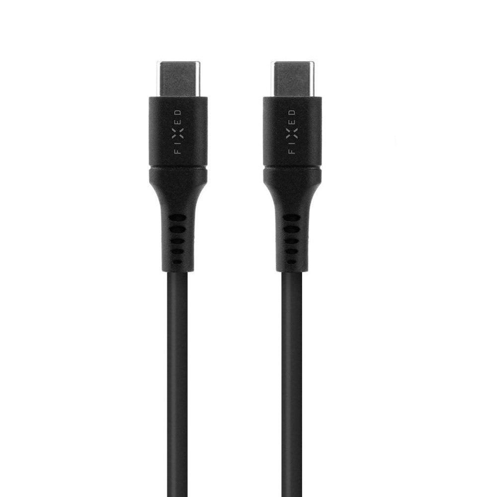 Fixed Liquid USB-C till USB-C Kabel 60W - 2m - Svart