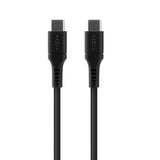 Fixed Liquid USB-C till USB-C Kabel 60W - 2m - Svart