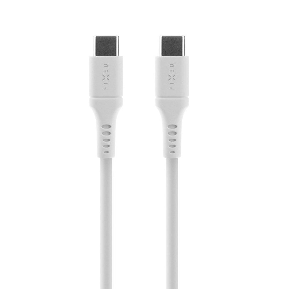 Fixed Liquid USB-C till USB-C Kabel 60W - 2m - Vit – INSKAL